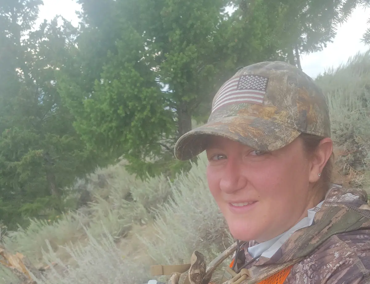 Karen Gehrke hunting in Montana